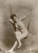 French Nude Model, Circa 1866