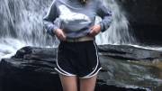 My Wife's Very First Titty Drop By A Waterfall In A Public Forest [F]