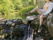 Taking A Nice Break During A Hike