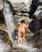 [F]Inding My Way Up Into One Of The Tanque Verde Falls 