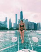 Quite The View Off The Bow.