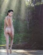 Sensing That She's Been Spotted, A Wild Beauty Looks About Suspiciously As She Retreats ...