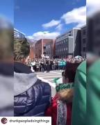 Making Out And Grinding In Public During A Parade [Gif]