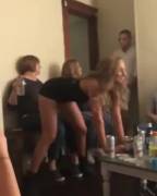 Just Twerking For Mom While Dad Watches [Gif]
