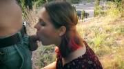 [/R/Hdpublicporn] Public Porn - Roadside Blowjob Gif [00:10]