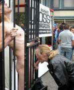 Just A Quick Blowjob While She's Passing By