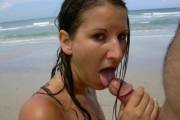 Blowjob On The Beach
