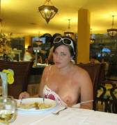 Apparently She's Taking Care Of The Tip