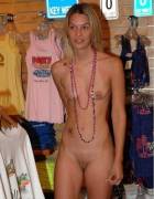 Naked In A T-Shirt Shop