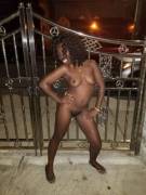 Naked Outside In The Night