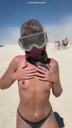 That Sand Stays With You After Burning Man - Amateur [Gif]