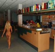 Going For A Drink At The Bar.