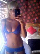 Blue Bra And Panties