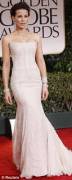 Modern Bride: Kate Beckinsale In A Strapless Dress By Roberto Cavalli