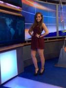 Gaby Lozoya - Burgundy Skater Dress [Album]