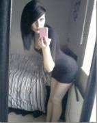 Super Tight Little Black Dress