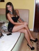 Black Dress And High Heels