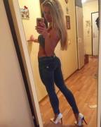 Hot Blonde, Very Tight Butt