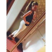 Carolina Hult - Tight In White Pants