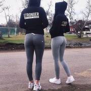 Two Sexy Asses... Left Or Right ?