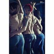 Some Serious Butts And Backs! Fitness Girls