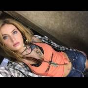 Saxon Sharbino On The Set Of Lucifer