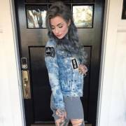 Ryan Ashley Malarkey &Amp;Quot;...Custom Distressed Denim Jacket [By] @Yerobrown&Amp;Quot;