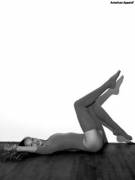 American Apparel Model Is Hot In Bodysuit And Stockings