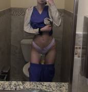 [Selling][24][Usa] Small Purle Thong Worn To Work And Gym.