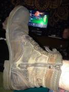 Ruined My Boots Working In An Oil Shop. Any Idea How To Clean Them ? Most Google ...