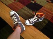 Cool Color Combo, Plus They're A Laceless Design. Win Win.