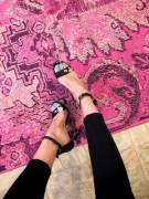 Kicking My Heels Off After A Fresh Pedicure