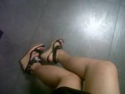 My Wife's Legs And Her New Wedges She'd Like To Hear What You Would Do To Them