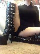 A Lot Of You Guys Liked My Buckled Boots So Here Is A Picture I Wasn't Going To Post ...