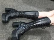 I Sort Of Feel This Sub Is Lacking Cum Covered Boots [Oc]