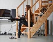 Putting On Her Boots