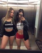 Two In The Elevator