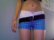 Cutie Shows Off Her Shorts