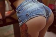 Showing Off Her Ass.
