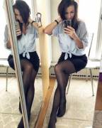 Showing Off Her Legs