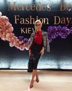 Viktoria On Her Way To The Office