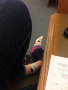 Two Hour Wait In The Library Waiting For My Next Class