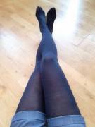 I'm Back! ❤️ This Is One Of My New Woolen Tights From Last Winter ❄ 