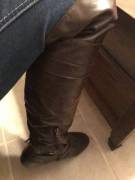 Long Day In My Knee High Boots. My Socks Smell Terrible!! Two Days Wear So Far!