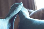 Turquoise Socks!