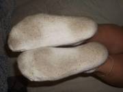 [Selling][Us]Stained Smelly Aroma Workout Socks Softball Gym Running Yum. See Comments ...