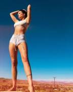 Halsey Wearing Nice Shorts.