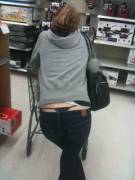 Walmart; Low Prices, Low Rise Jeans, Whaletails (Album In Comments)