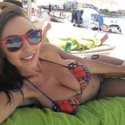 Laying Down In A Bikini