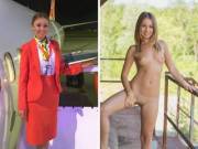 Linda Stewardess And Glamour Model